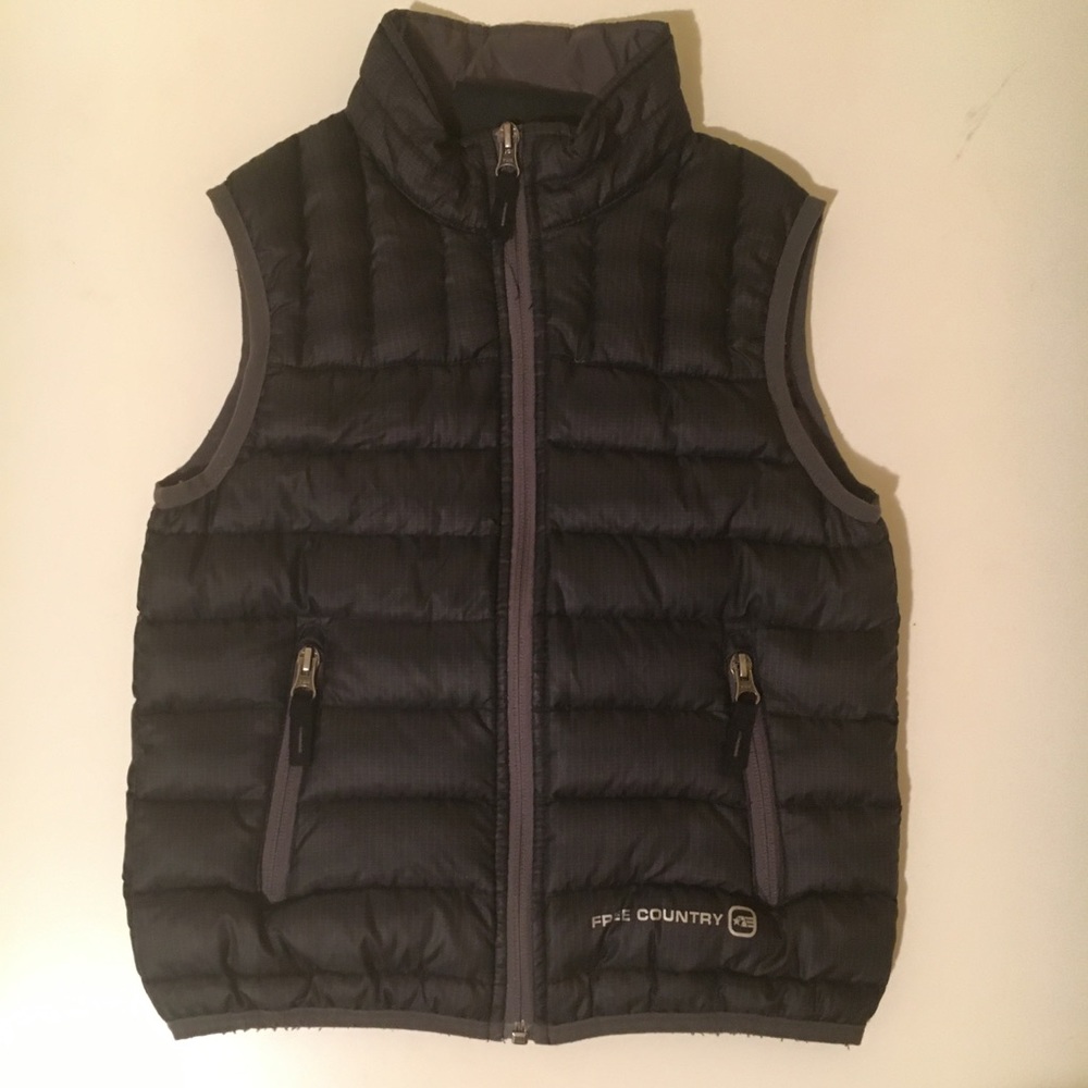 Free Country Boys Lightweight Down Vest Size 5/6